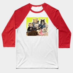 The Kitten Club - The Breakfast Club As CATS! Baseball T-Shirt